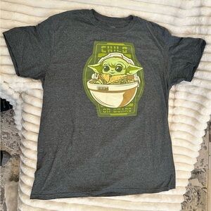 Funko Dark Gray Tee with Green Graphic